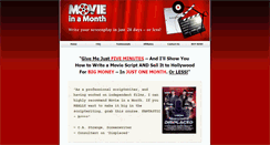 Desktop Screenshot of movieinamonth.com